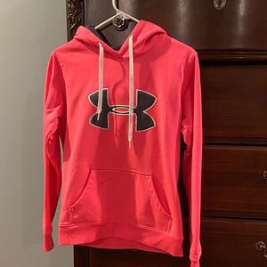 Under Armour, size small, neon pink